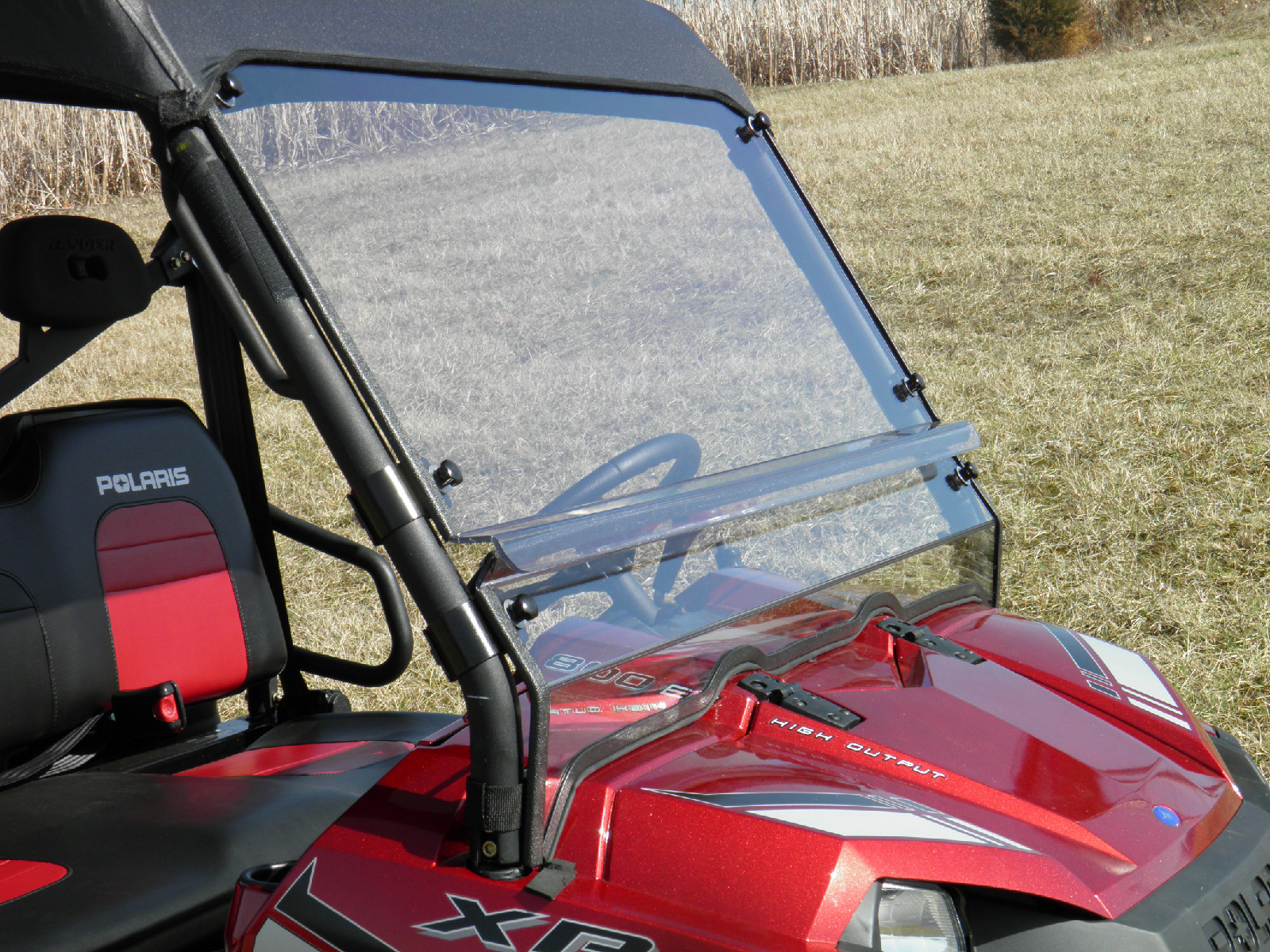 Polaris Ranger Mid Size Front and Rear Windshields