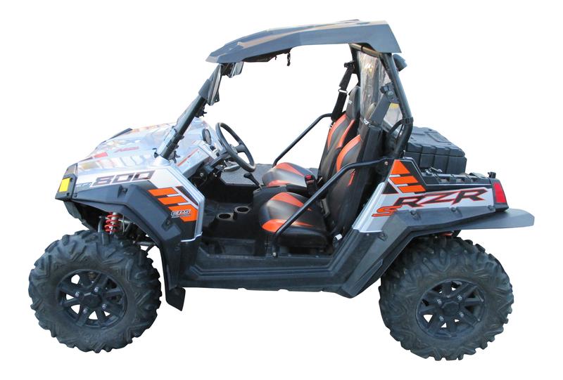 Kojem Fender Flares Compatible with 2009-2014 Polaris RZR-S 800 Fender Extensions Black 
