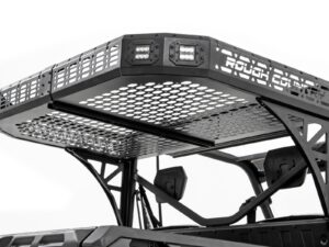 Rough Country Cargo Rack | Dual 2" Black LED Pairs | Flush Mount | Can-Am Defender (17-22)